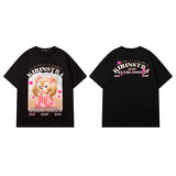 Men T Shirt Five-Pointed Star Printed Short-Sleeved T-shirt Loose Men and Women Casual