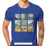 Vintage Alternative Funny Artwork Van Gogh Painting Men