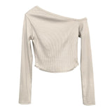 Women Long Sleeve Shirt Short Autumn Long Sleeve