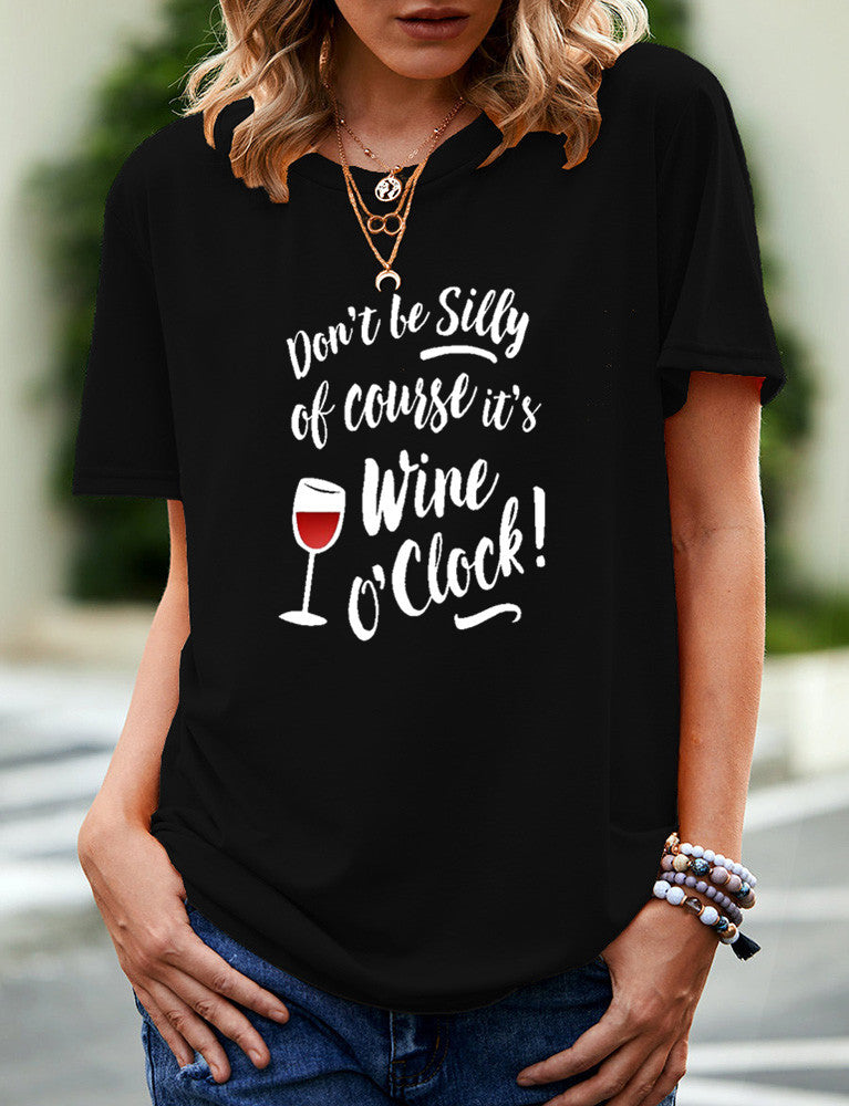 Women's Independence Day T Shirt Pattern Printed Short-Sleeved T-shirt