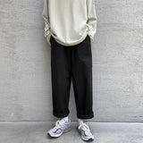 Men Sweatpants Men's Spring and Autumn Straight Casual Pants Wide Leg Track Pants