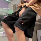 Men Sweatpants Shorts Men's Summer Advanced Loose All-Matching