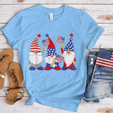 Women's Independence Day T Shirt round Neck Short Sleeve T-shirt