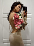 Women Sweater Dress Dress Knitted Thin Autumn Winter Long Dress