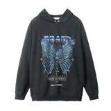Men Hoodie Dark Devil Skull Bone Hooded Sweater