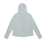 Women Sun Protection Shirt Loose Sunscreen Clothes Girls Summer Casual Hooded Cardigan Long Sleeve