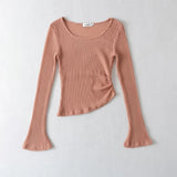 Women T-Shirt Autumn Pure Desire Style Long Sleeve Temperament Top