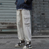 Men Sweatpants Fashion Brand Loose Tappered Fried Street Casual Trousers