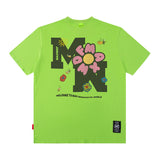 Men T Shirt Drop-Shoulder Sleeve Short Sleeve T-shirt Men and Women Street Loose