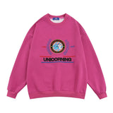 Men Hoodie round Neck Sweater Men's Loose Casual Long Sleeves Pullover Sports