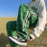 Men Sweatpants Fall Ins Wide-Leg Casual Pants Loose