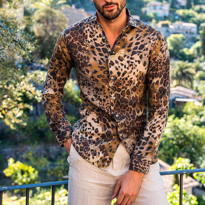 Men Shirt Spring/Summer Men's Shirt Casual Top Coat