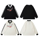 Men Long Sleeve Shirt Male and Female Trendy Brand College Style