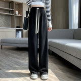 Palazzo Pants Women's Cotton Velvet Wide-Leg Pants Autumn and Winter Loose Lazy Casual