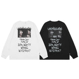 Men Long Sleeve Shirt Men's and Women's American Street Retro Vibe Style Long Sleeve