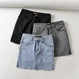 Women Skirt Summer Sheath Denim Skirt Skirt