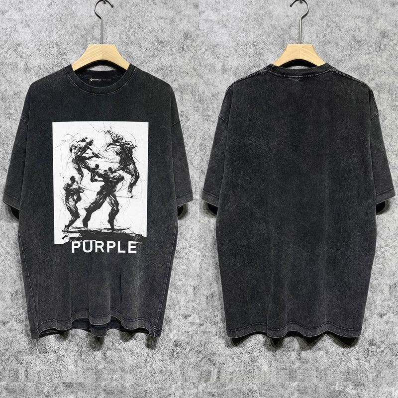 Purple Brand T Shirt Short Sleeve T-shirt Blouse