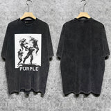 Purple Brand T Shirt Short Sleeve T-shirt Blouse