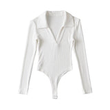 Women T-Shirt V-neck Long-Sleeved T-shirt Bottoming Top