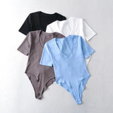 Women T-Shirt Short-Sleeved T-shirt Jumpsuit Women's Summer Top