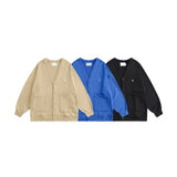 Unisex Hoodie Casual Sweatshirt Men's and Women's V-neck Knitted Cardigan Top