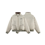 Unisex Jacket Winter Design Pocket Cotton Flight Suit