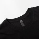 CHH Chrome Hearts T Shirts Heavy Industry Cross Patch Sleeve Sanskrit Rhinestone Hot Fixed Short Sleeve T-shirt