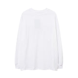 Men Long Sleeve Shirt Printed Couple Long Sleeve T-shirt Loose Bottoming Top Men and Women