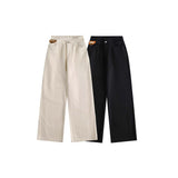 Unisex Pants Fall Waist-Tight Straight-Leg Pants