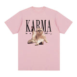 Karma Is A Cat Swift Vintage T-shirt Music Tour Cotton Men