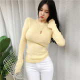 Women's Long Sleeve Shirt Sweater Bottoming Shirt Top
