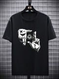 Men's Eye Gesture Print T-Shirt