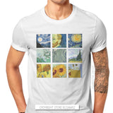 Vintage Alternative Funny Artwork Van Gogh Painting Men