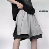 Men Sweatpants Shorts Men's Summer Design Sense Tactical Pants Loose