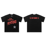 Travis Scott T-Shirt Travis Scott FW24 DAYS BEFORE RODEO Vintage T-Shirt Short Sleeve