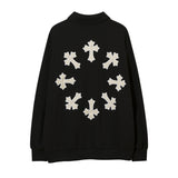 Men Hoodie Embroidered Sweater Men's Loose Casual Spring and Autumn
