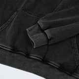 Men Hoodie Sweater Men's Autumn and Winter Washed and Worn Loose