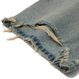 Unisex Jeans Retro Washed Denim Loose Straight