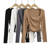 Women T-Shirt Long-Sleeved T-shirt Women's Autumn Top