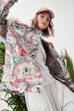 Unisex Jacket Autumn Colorful Embroidered Jacket Women's Clothing