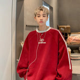 Men Hoodie round Neck Sweater Men Autumn Fashion Brand Trendy Loose