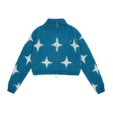 Women Sweater Cropped Sweater Coat Women's Autumn Winter Coat