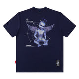Men T Shirt Printed Fashion Brand Short Sleeve T-shirt Men and Women Couple Loose