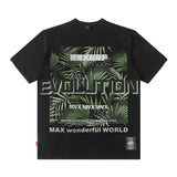 Men T Shirt Short Sleeve Men's Hip Hop Dark Printed Loose T-shirt