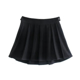 Women Skirt Fall Ins Lapel Shirt Skirt Outfit