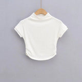 Women T-Shirt Short-Sleeved T-shirt Women's Summer Slim Top