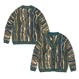 Kapital Sweater Vintage Hitian Hehong Wind Heavy Industry Retro American V-neck Sweater
