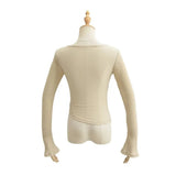 Women T-Shirt Autumn Pure Desire Style Long Sleeve Temperament Top