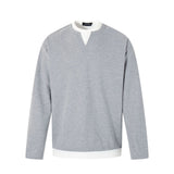 Unisex long-sleeved shirt autumcasualfake two-piece