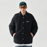 Men Cotton Padded Jacket Coat Winter Ins Cotton Padded Jacket Men's Jacket Casual Loose Letter Cotton Padded Coat